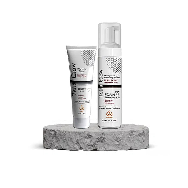 Sensitive Zone Whitening Routine